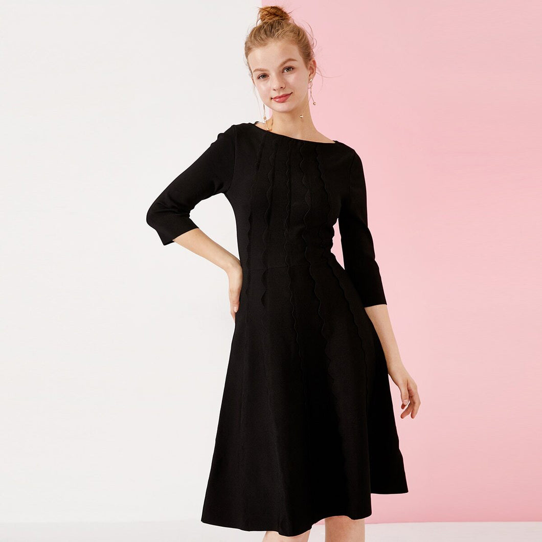 A-lined Knitted Dress