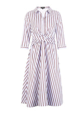Load image into Gallery viewer, Layered Design Striped Dress
